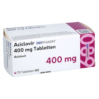 Aciclovir 089Pharm 400 mg Produktbild 1