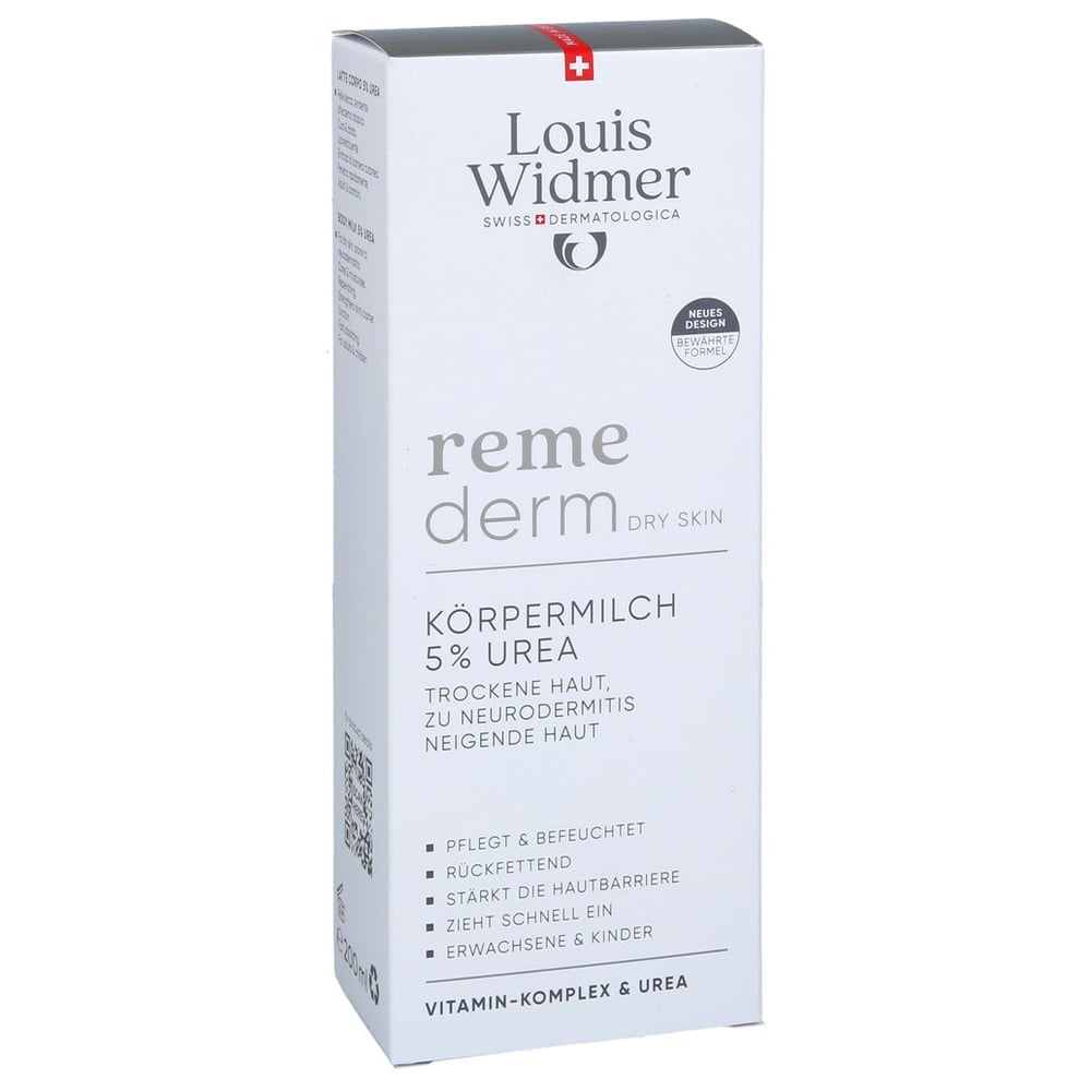 WIDMER Remederm dry Skin Körpermilch 5% Urea l.P.