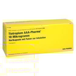 Tiotropium AAA-Pharma 18 Mikrogramm + Pulverinhalator