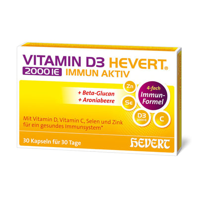 Vitamin D3 Hevert 2000 IE Immun Aktiv Produktbild 1