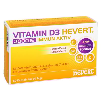 Vitamin D3 Hevert 2000 IE Immun Aktiv