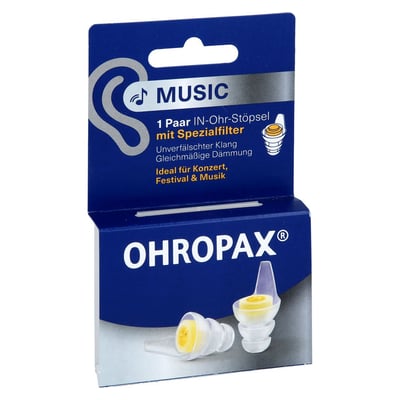 Ohropax Music Filterstoep