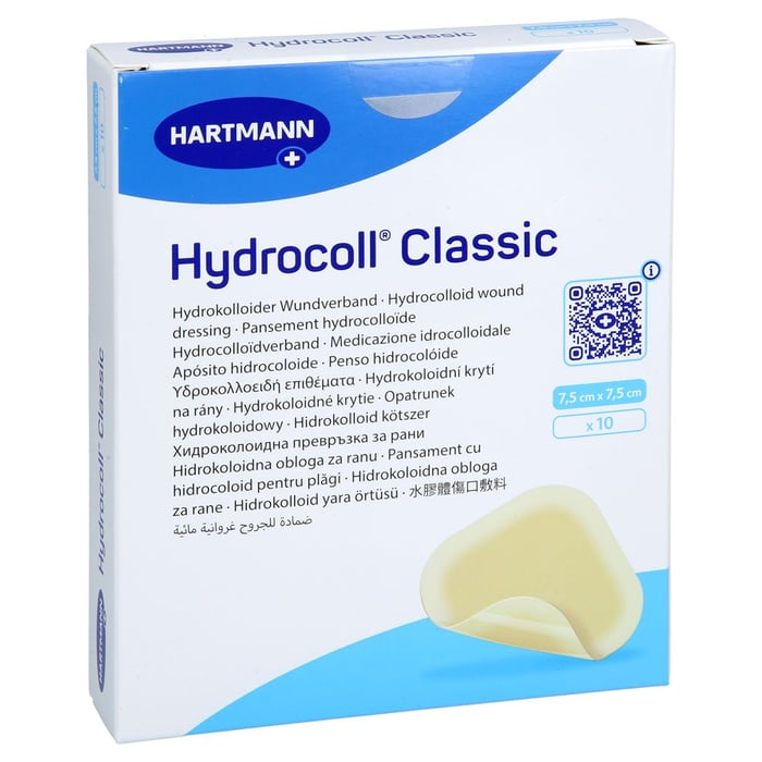 HYDROCOLL Classic Wundverband 7,5x7,5 cm