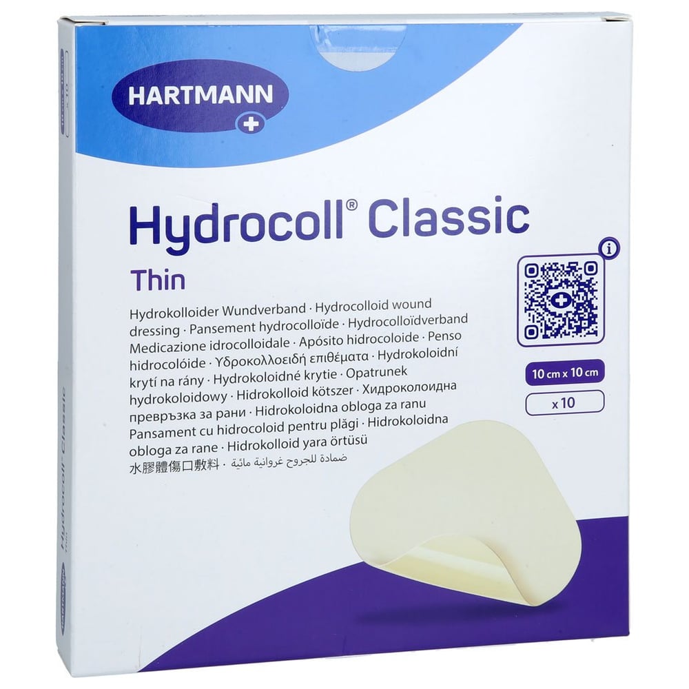 HYDROCOLL Classic Thin Wundverband 10x10 cm