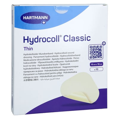 HYDROCOLL Classic Thin Wundverband 10x10 cm Paul Hartmann
