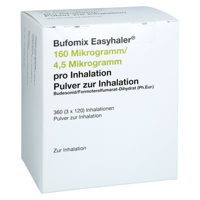 Bufomix Easyhaler 160/4,5 Mikrogramm/Dosis