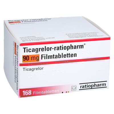 Ticagrelor-ratiopharm 90 mg