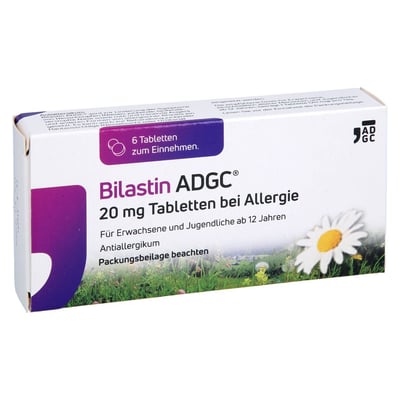 Bilastin ADGC 20 mg Tabletten bei Allergie