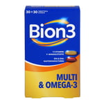 BION3 Multi+Omega-3 Kombipackung 30 Tabl.+30 Kaps. Produktbild 2