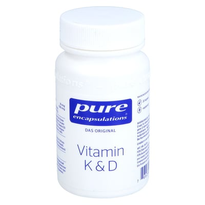 PURE ENCAPSULATIONS Vitamin K & D Kapseln