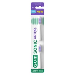 GUM SONIC ORTHO Ersatzbürstenköpfe
