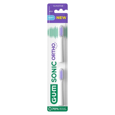 GUM SONIC ORTHO Ersatzbürstenköpfe Produktbild 1