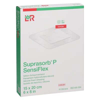 SUPRASORB P SensiFlex border 15x20cm