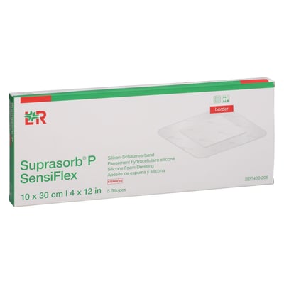 SUPRASORB P SensiFlex border 10x30cm
