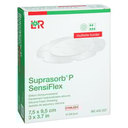 SUPRASORB P SensiFlex multisite border 7,5x9,5cm