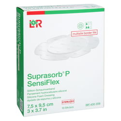 SUPRASORB P SensiFlex multis.border lite 7,5x9,5cm
