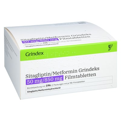 Sitagliptin/Metformin Grindeks 50 mg/850 mg