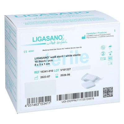 Ligasano Weiss 1x5x5cm St