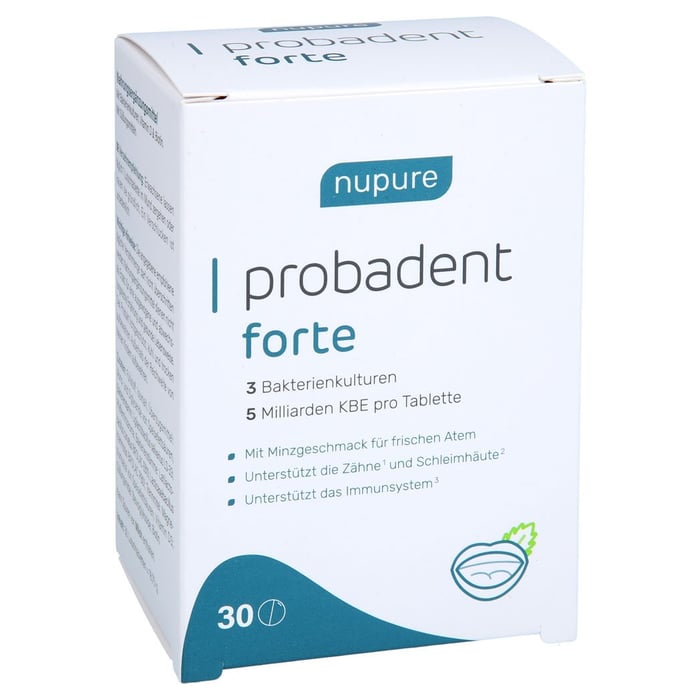 NUPURE probadent forte 3 Bakt.Kult.5 Mrd.KBE Lut.