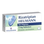 Rizatriptan HEUMANN bei Migräne 5 mg Produktbild 1