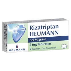Rizatriptan HEUMANN bei Migräne 5 mg