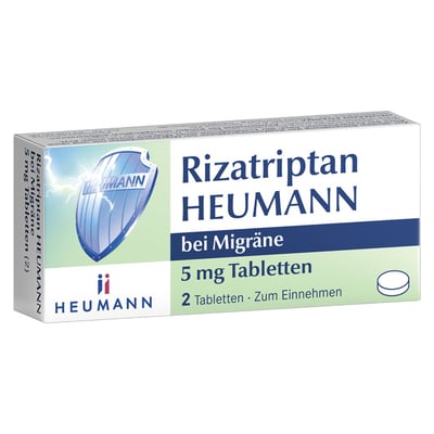 Rizatriptan HEUMANN bei Migräne 5 mg Produktbild 1