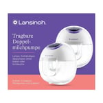LANSINOH tragbare Doppelmilchpumpe