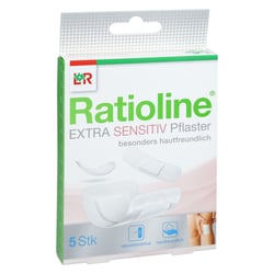 RATIOLINE EXTRA SENSITIV Pflaster 2 Größen