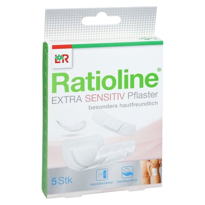 RATIOLINE EXTRA SENSITIV Pflaster 2 Größen