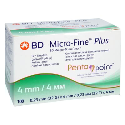 BD Micro-fine+ 4 Pen-Nadeln 0,23x4 mm + Prisoma