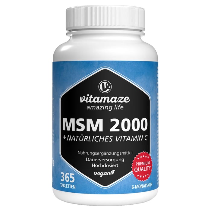 Msm 2000+vitamin C Acerola