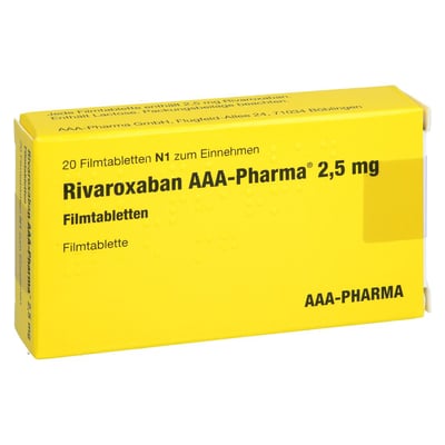 Rivaroxaban AAA-Pharma 2,5 mg