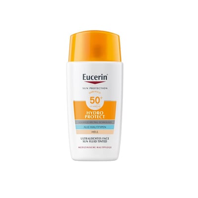 Eucerin Hydro Protect Ultraleichtes Face Sun Fluid mit LSF 50+ hell