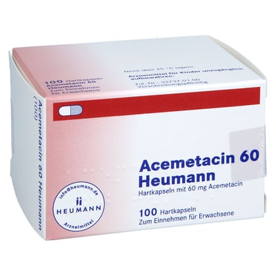 ACEMETACIN 60 Heumann Hartkapseln