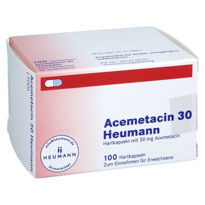 ACEMETACIN 30 Heumann Hartkapseln