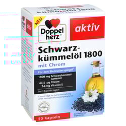DOPPELHERZ Schwarzkümmelöl 1800 Kapseln