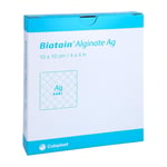 BIATAIN Alginate Ag Kompressen 10x10 cm mit Silber Produktbild 1