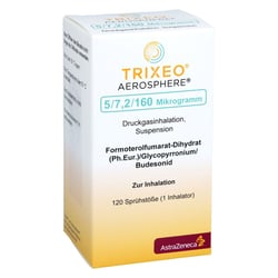 TRIXEO Aerosphere 5/7,2/160µg Druckgasinh.120ED