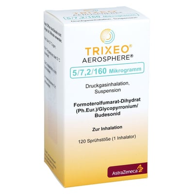 TRIXEO Aerosphere 5/7,2/160µg Druckgasinh.120ED