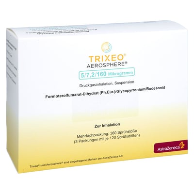 TRIXEO Aerosphere 5/7,2/160µg Druckgasinh.120ED