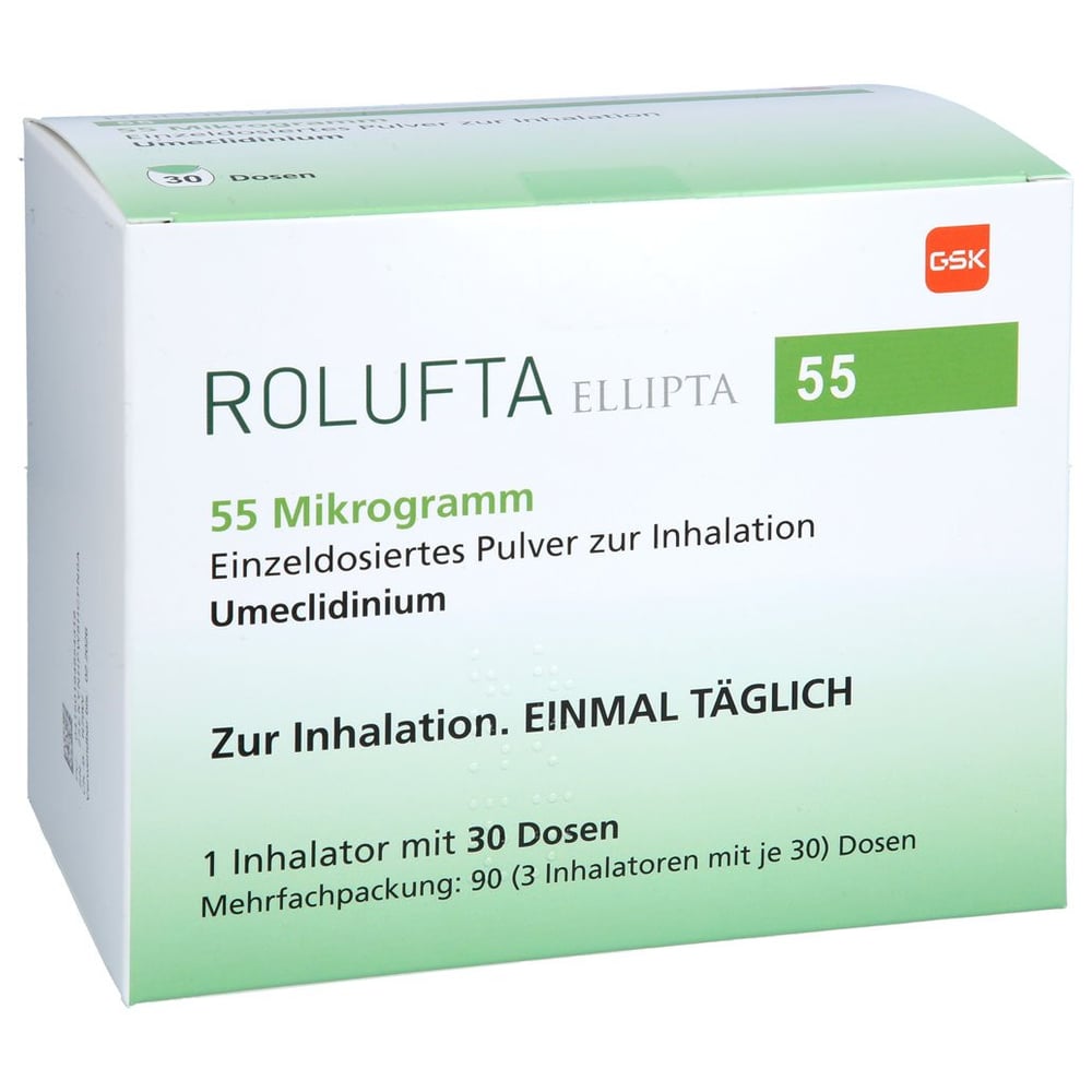 ROLUFTA Ellipta 55 µg einzeldos.Plv.z.Inhal.30 ED