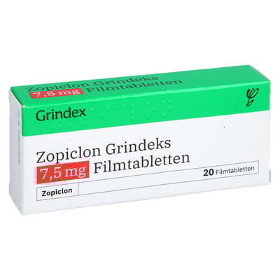 Zopiclon Grindeks 7,5 mg
