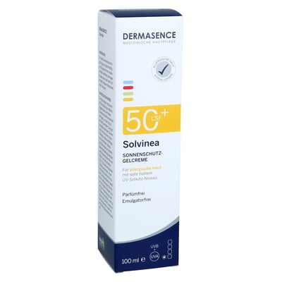 DERMASENCE Solvinea Sonnenschutz-Gelcreme LSF 50+