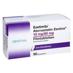 Ezetimib/Atorvastatin Zentiva 10 mg/80 mg
