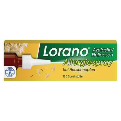 Lorano Azelastin/Fluticason Allergiespray bei Heuschnupfen