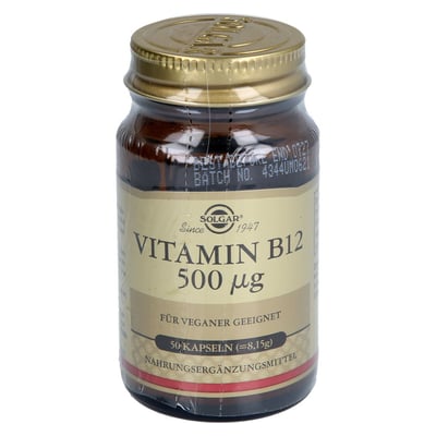 SOLGAR Vitamin B12 500 µg Kapseln