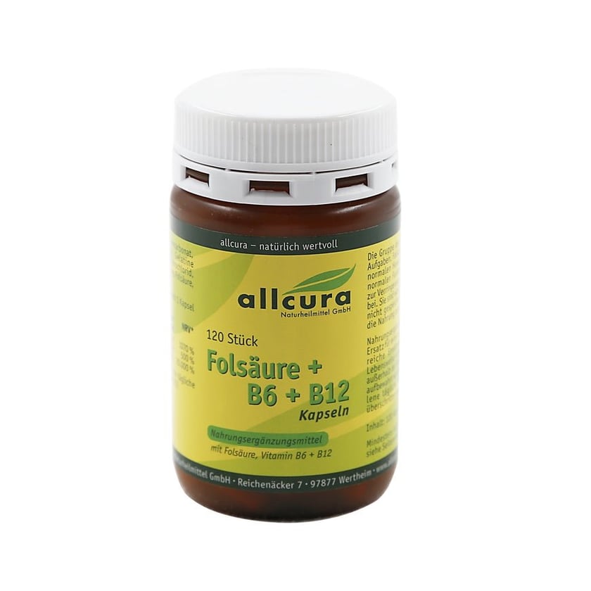 FOLSÄURE+B6+B12 Kapseln