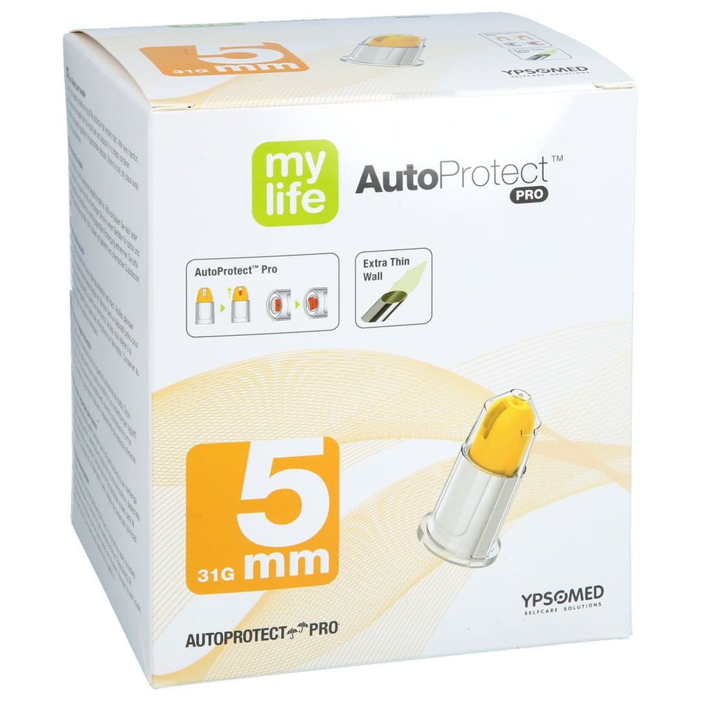 MYLIFE AutoProtect PRO Sich.-Pen-Nadeln 5 mm 31 G