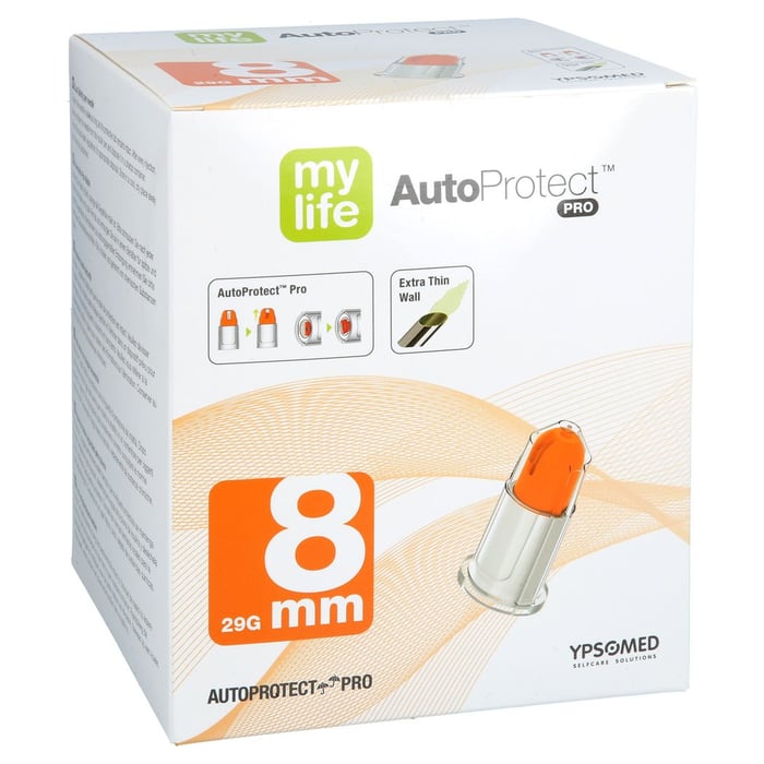 MYLIFE AutoProtect PRO Sich.-Pen-Nadeln 8 mm 29 G