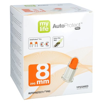 MYLIFE AutoProtect PRO Sich.-Pen-Nadeln 8 mm 29 G Medi-Spezial